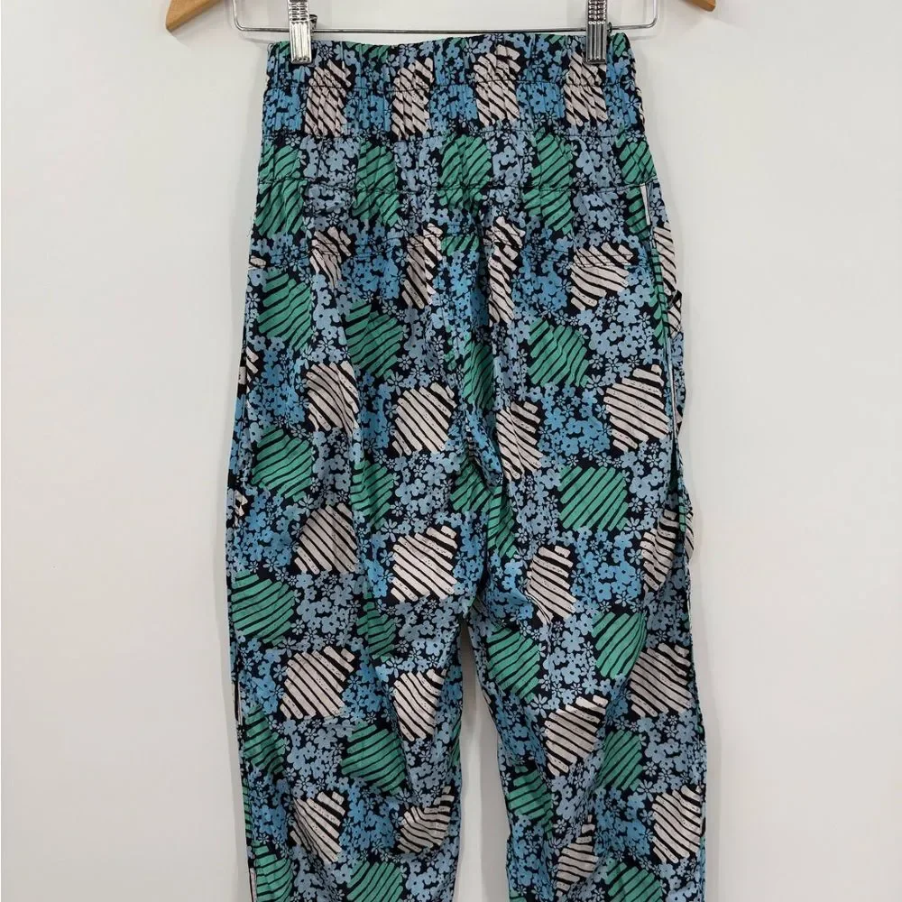 Free People Movement The Way Home Printed Jogger in Daisy Check Combo | XS